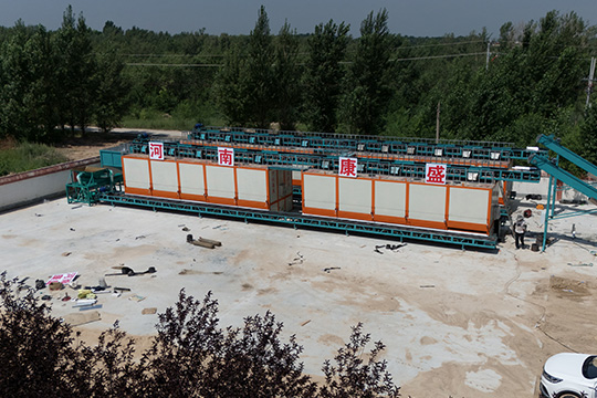 100吨玉米果穗烘干线内蒙赤峰市松山区装机